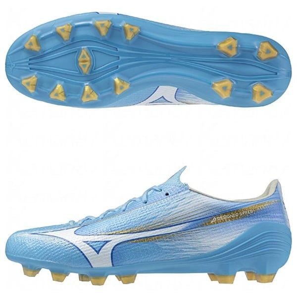 Giày đá bóng cỏ tự nhiên Mizuno Alpha III Pro FG Unity Sky - Blue/White P1GA266425