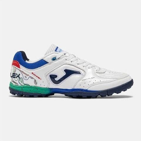 Giày đá bóng Cỏ nhân tạo Joma Top Flex 2632 TF - White/Blue TOPW2632TF