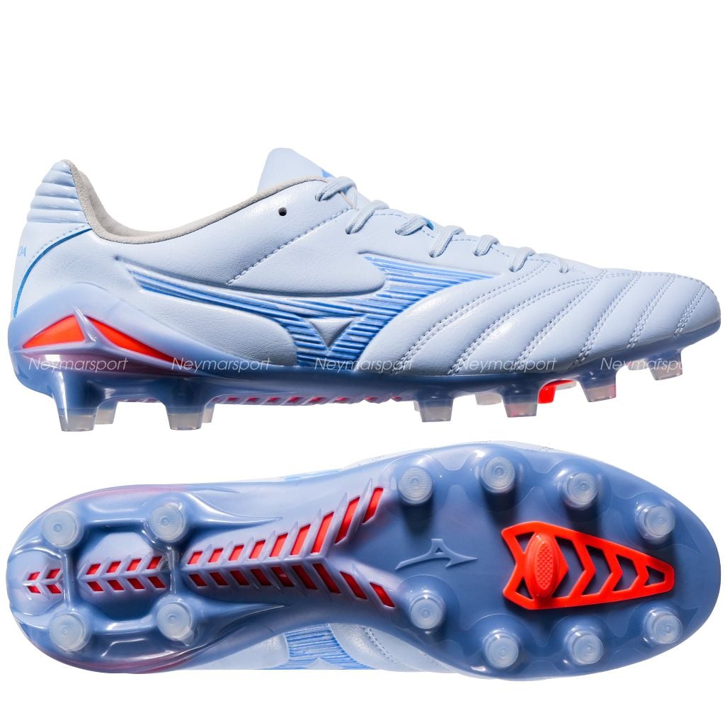 Giày đá bóng cỏ tự nhiên Mizuno Monarcida Neo III Pro FG Serene Spark - Blue Finch/Cornflower Blue/Lava Orange P1GA262222