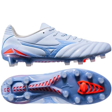 Giày đá bóng cỏ tự nhiên Mizuno Monarcida Neo III Pro FG Serene Spark - Blue Finch/Cornflower Blue/Lava Orange P1GA262222