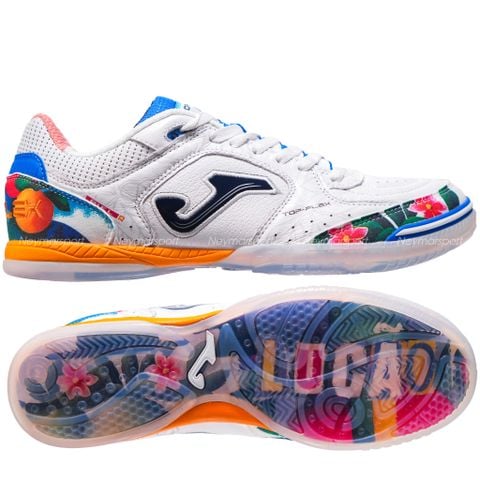 Giày đá bóng Joma Top Flex LUCAO 2682 Limited Edition IN - White/Multicolor TOPW2682IN