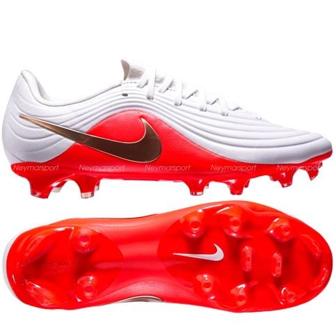 Giày đá bóng cỏ tự nhiên Nike Tiempo Maestro Academy MG Break Em' - White/Blur-Bright Crimson IB1600-101