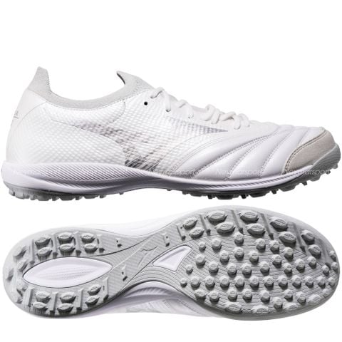 Giày đá bóng cỏ nhân tạo Mizuno Morelia Neo Sala Beta Made in Japan TF - White/Galaxy Silver version 2026 Q1GB269009