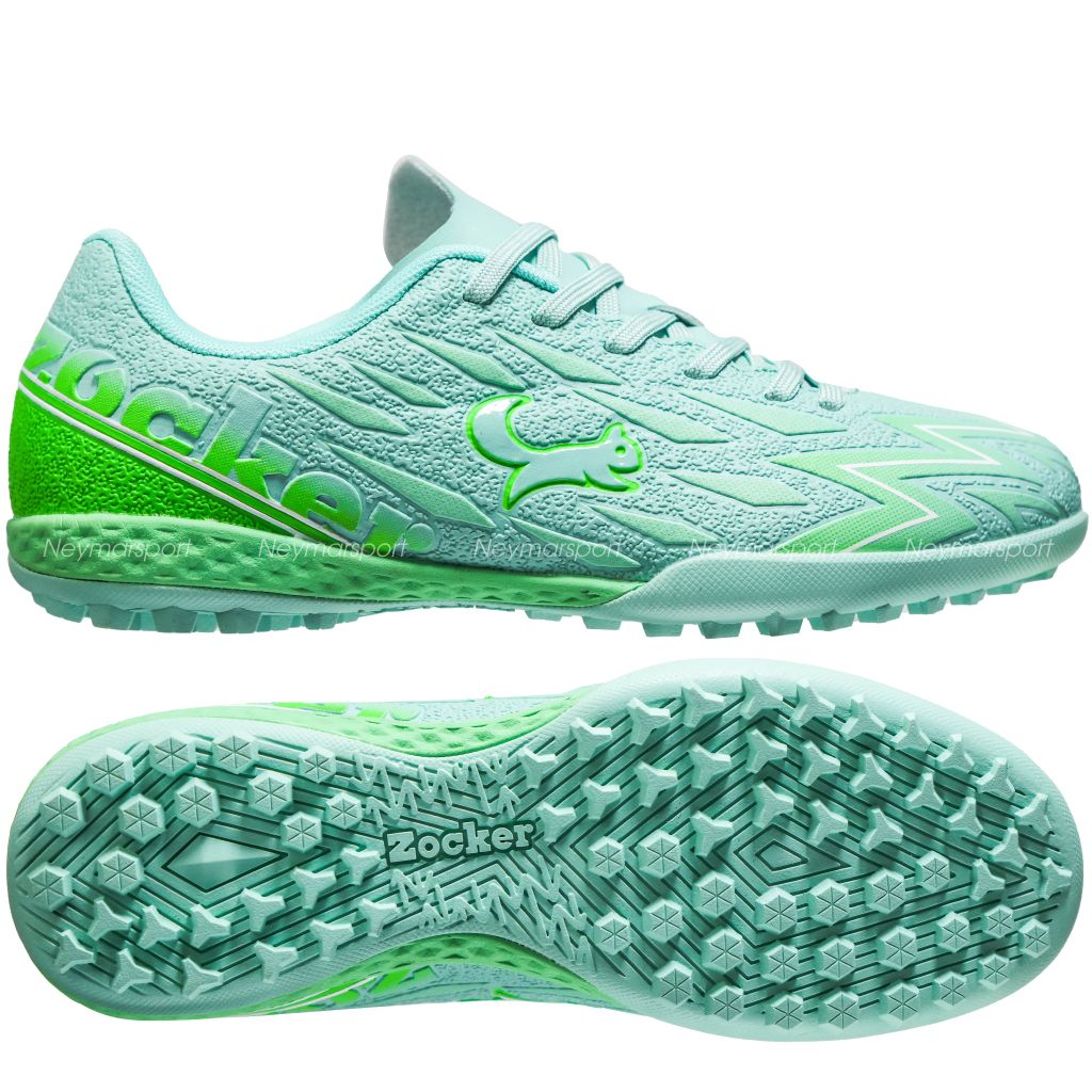 Giày đá bóng cỏ nhân tạo Zocker Inspire Pro Gen 2 - Mint/Green SNS-009