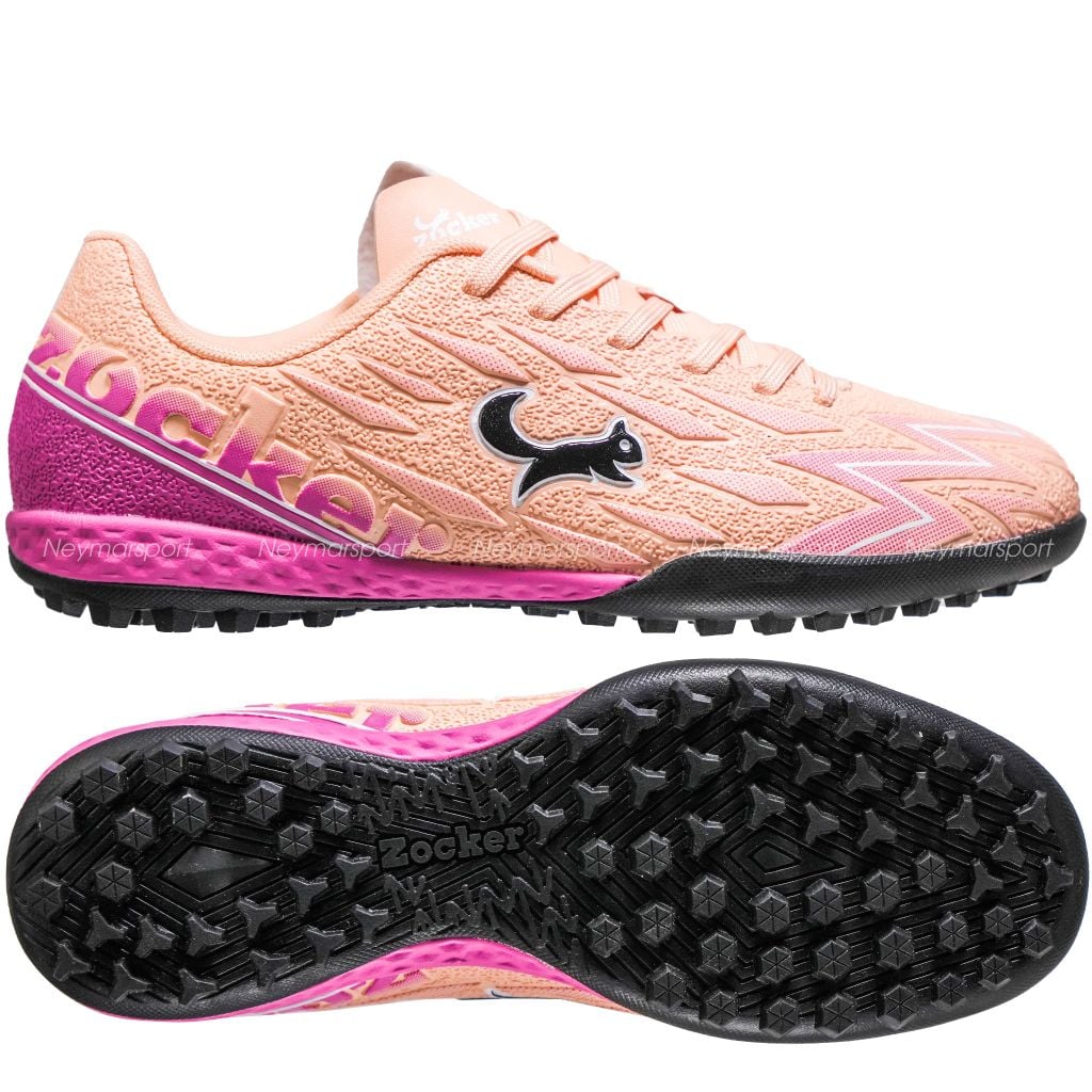 Giày đá bóng cỏ nhân tạo Zocker Inspire Pro Gen 2 - Orange/Pink SNS-009