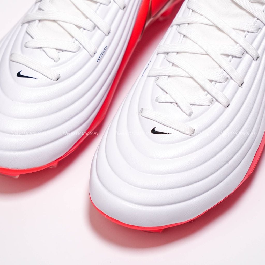 Giày đá bóng cỏ tự nhiên Nike Tiempo Maestro Academy MG Break Em' - White/Blur-Bright Crimson IB1600-101