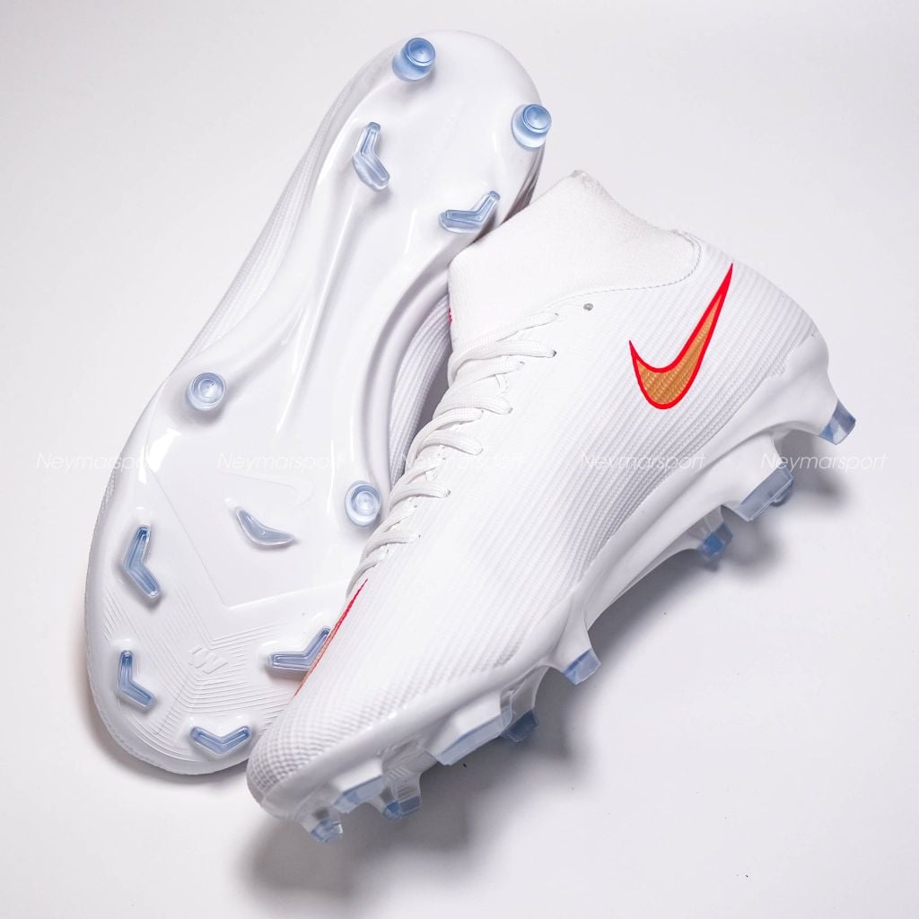 Giày đá bóng cỏ tự nhiên Nike Mercurial Superfly 11 Academy MG Break Em' - White/Blur-Bright Crimson IO1485-100