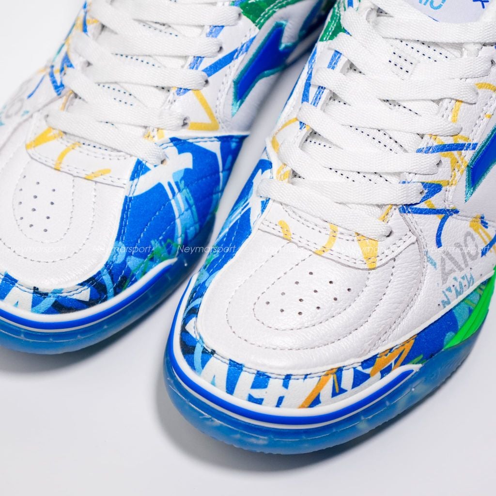 Giày đá bóng Futsal Joma Top Flex Rebound Amandinha 2699 Limited Edition IN -White/Multi Color TORW2699IN