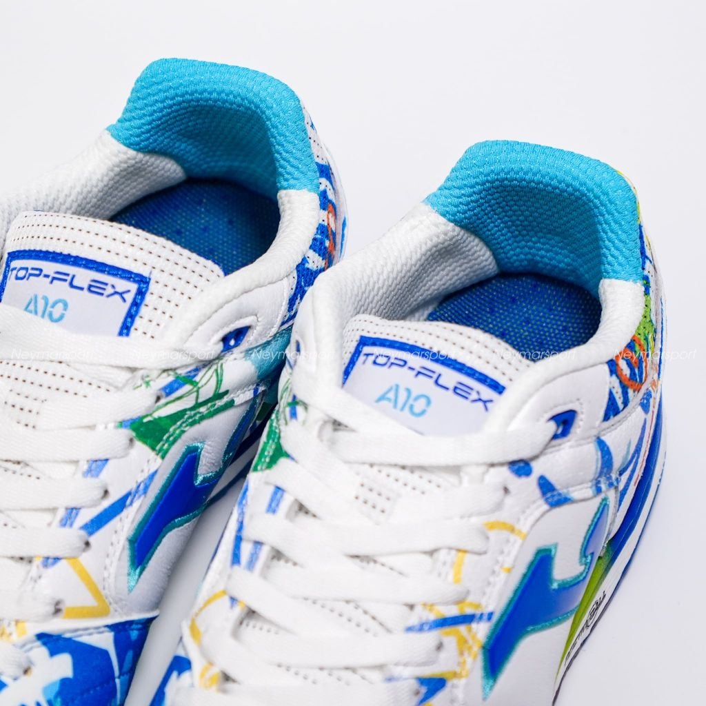 Giày đá bóng Futsal Joma Top Flex Rebound Amandinha 2699 Limited Edition IN -White/Multi Color TORW2699IN