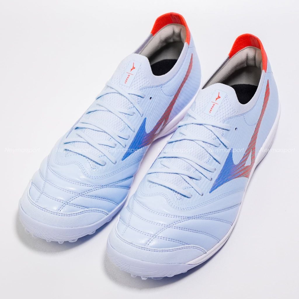 Giày đá bóng cỏ nhân tạo Mizuno Morelia Sala Beta Japan TF Serene Spark - Blue Finch/Cornflower Blue/Lava Orange Q1GB269022