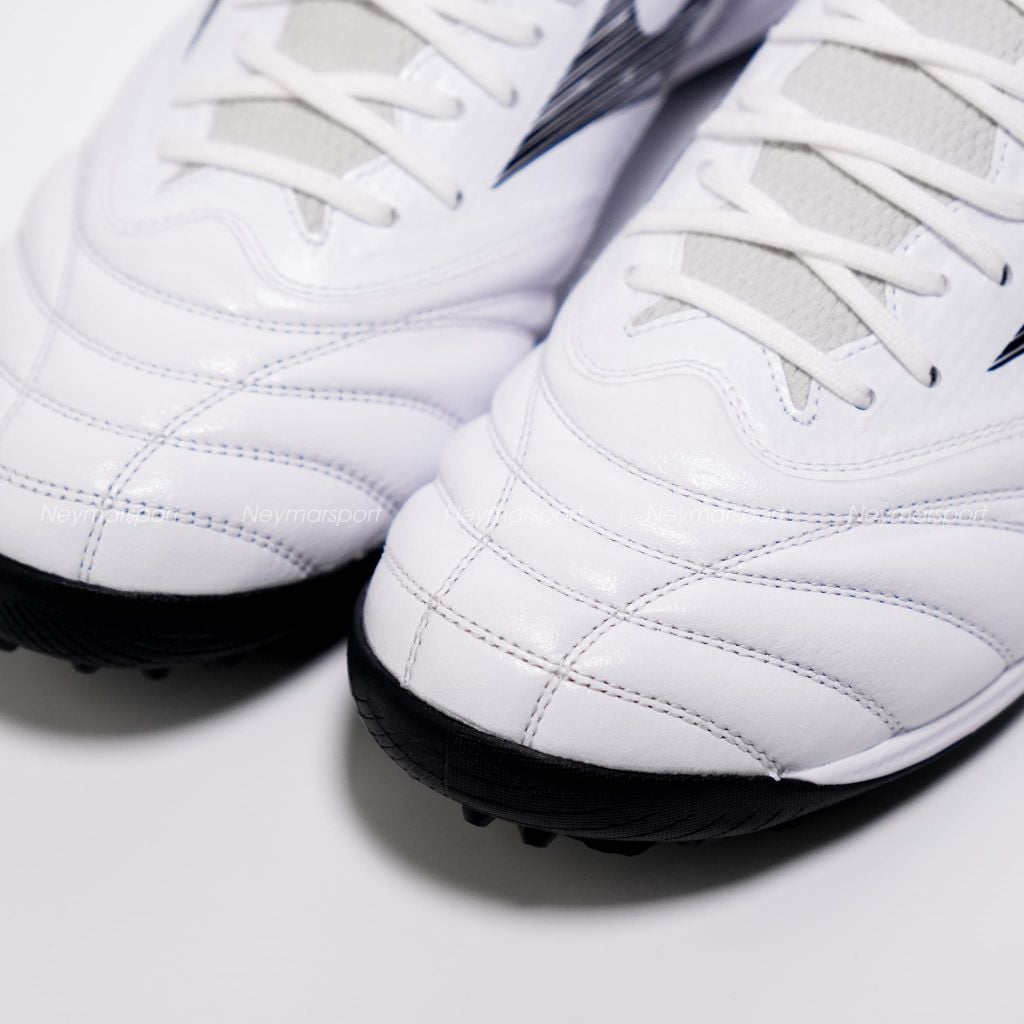 Giày đá bóng cỏ nhân tạo Mizuno Morelia Neo V Beta Pro TF - White/Black/Chinese Red P1GD269409