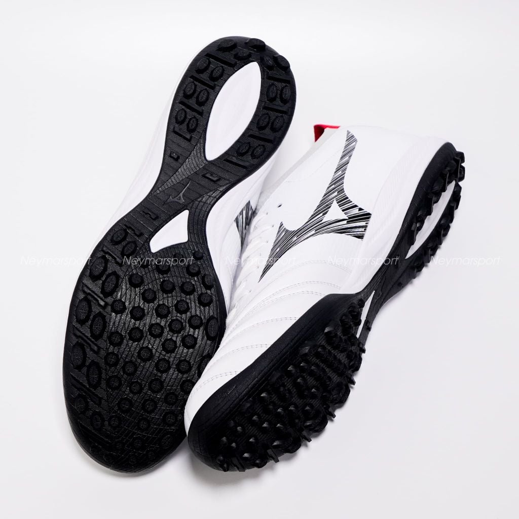 Giày đá bóng cỏ nhân tạo Mizuno Morelia Neo V Beta Pro TF - White/Black/Chinese Red P1GD269409