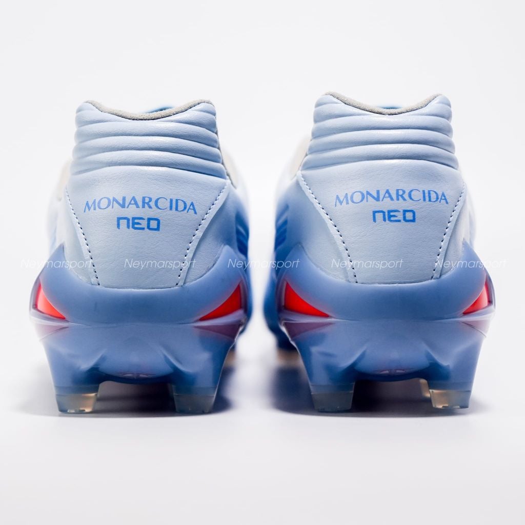 Giày đá bóng cỏ tự nhiên Mizuno Monarcida Neo III Pro FG Serene Spark - Blue Finch/Cornflower Blue/Lava Orange P1GA262222