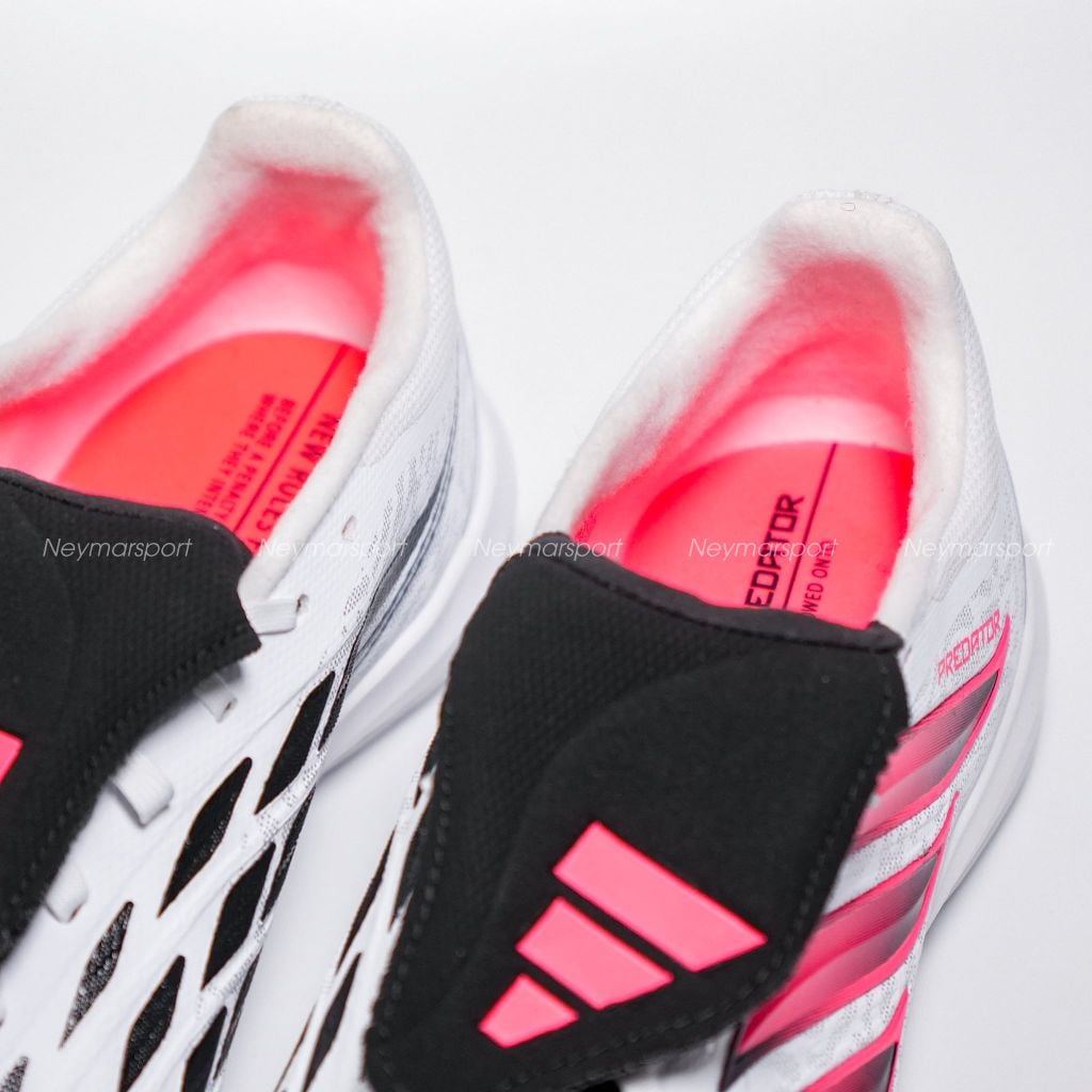 Giày đá bóng cỏ nhân tạo adidas Predator League Fold-over Tongue TF Chaos vs Control - Footwear White/Solar Turbo/Core black IH7213