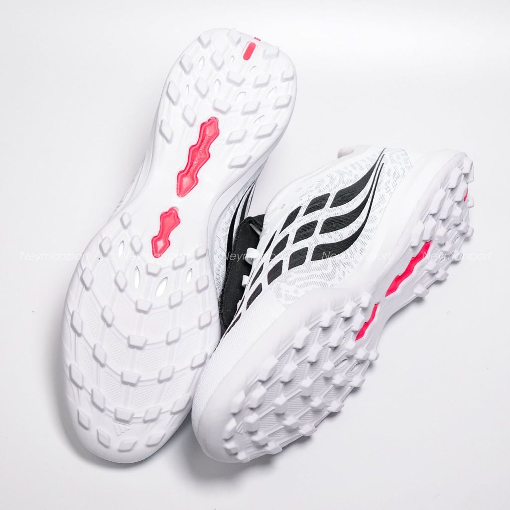 Giày đá bóng cỏ nhân tạo adidas Predator League Fold-over Tongue TF Chaos vs Control - Footwear White/Solar Turbo/Core black IH7213