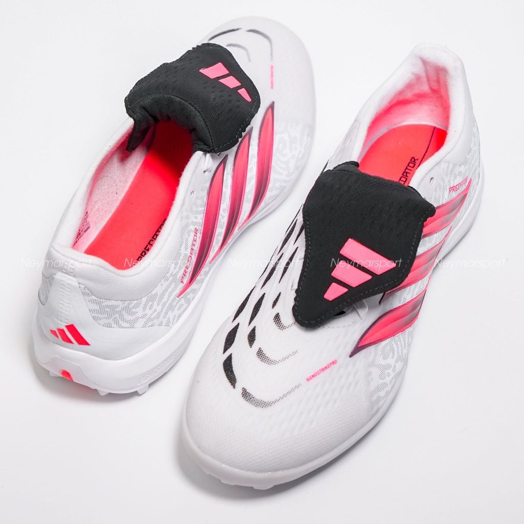 Giày đá bóng cỏ nhân tạo adidas Predator Pro Fold-over Tongue TF Chaos vs Control - Footwear White/Solar Turbo/Core black IH7218