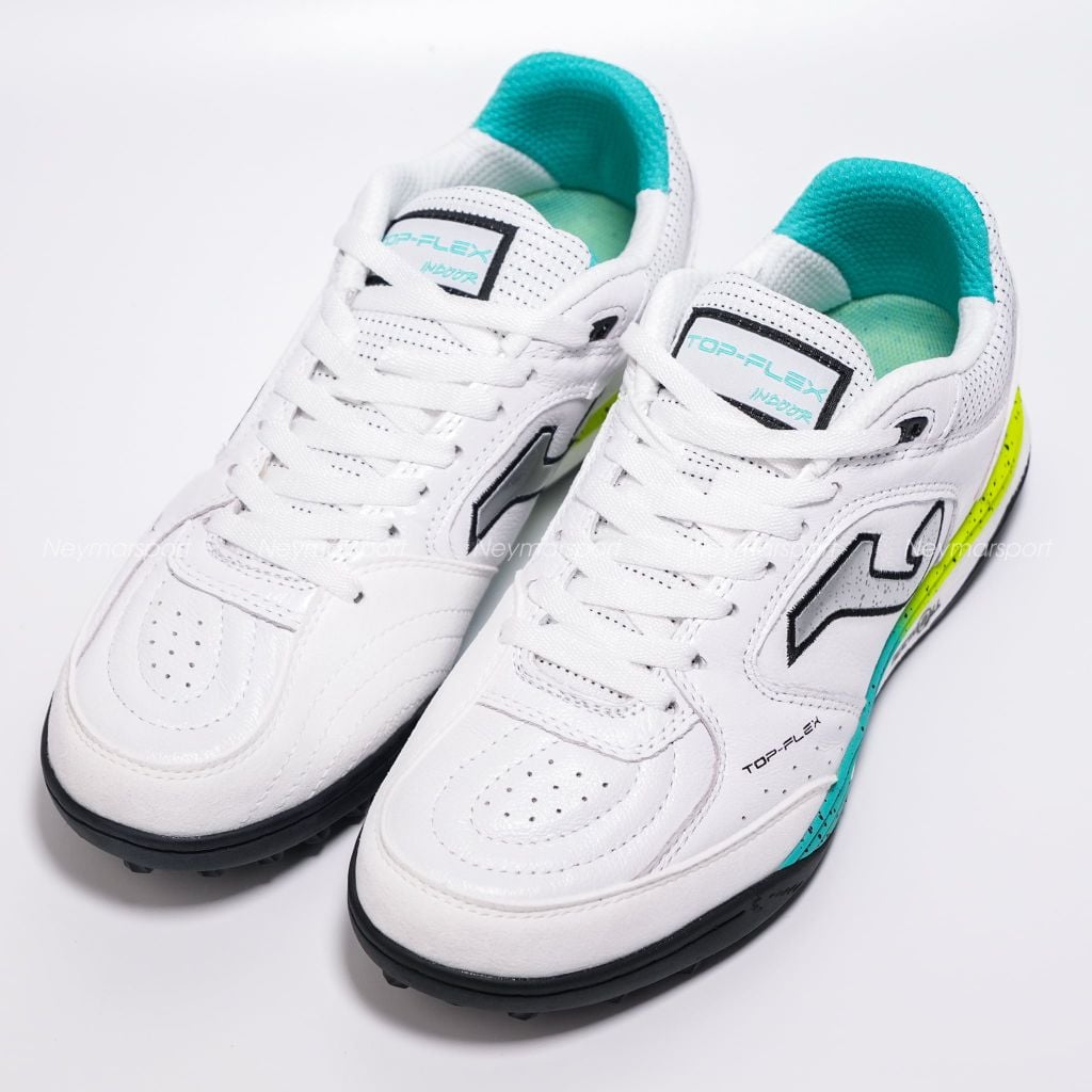 Giày đá bóng cỏ nhân tạo Joma Top Flex Rebound 2602 TF - White/Yellow/Mint TORW2602TF