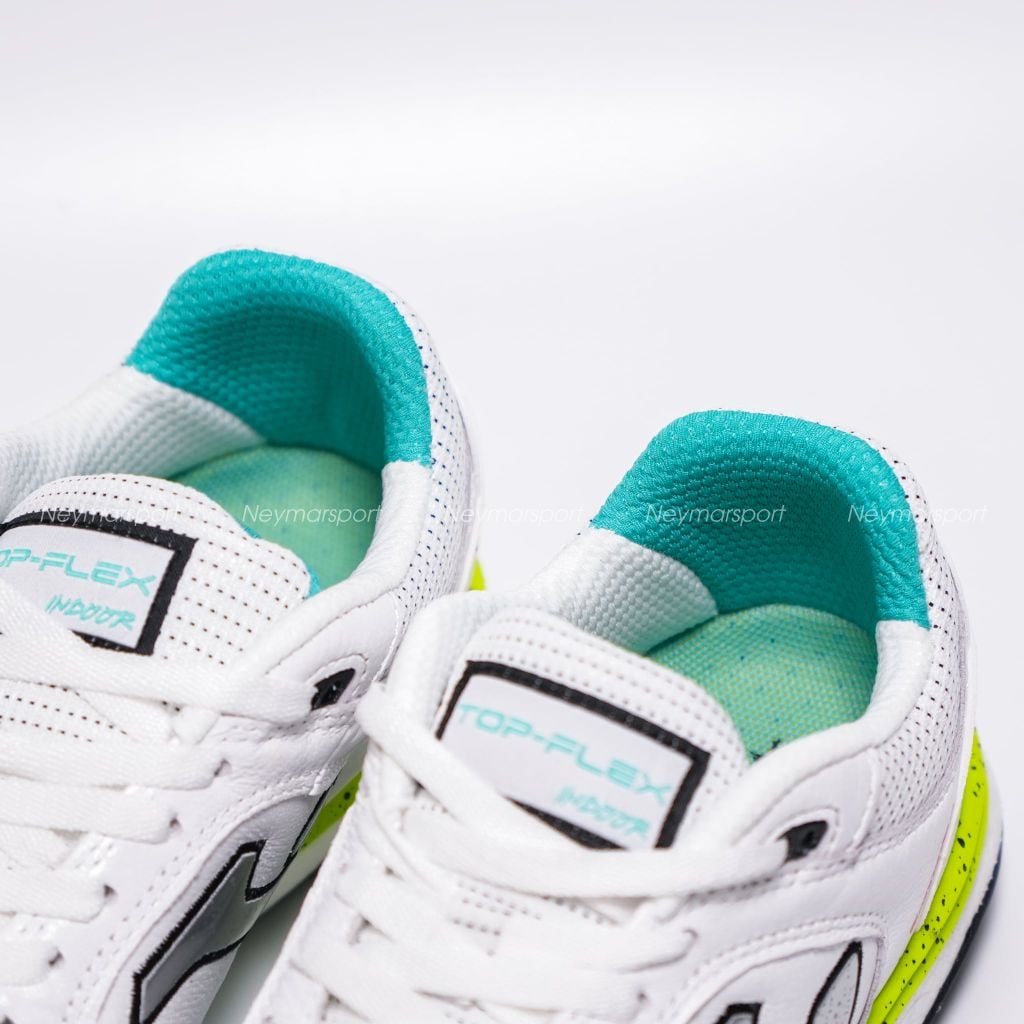 Giày đá bóng cỏ nhân tạo Joma Top Flex Rebound 2602 TF - White/Yellow/Mint TORW2602TF
