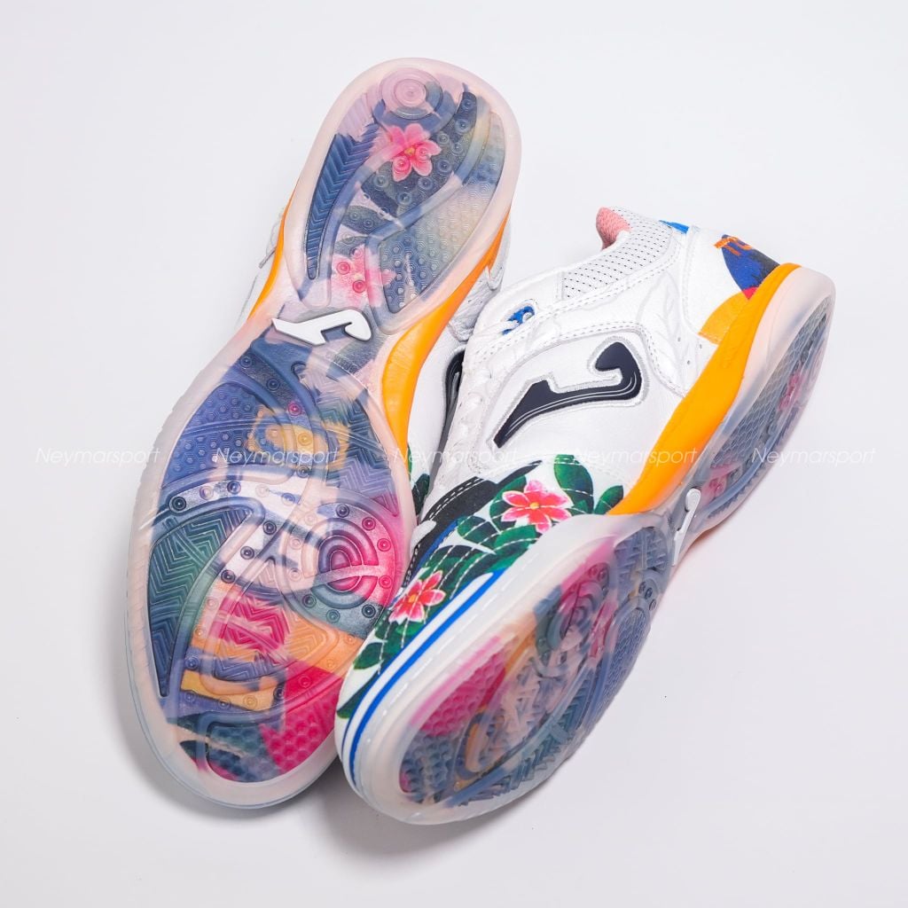 Giày đá bóng Joma Top Flex LUCAO 2682 Limited Edition IN - White/Multicolor TOPW2682IN