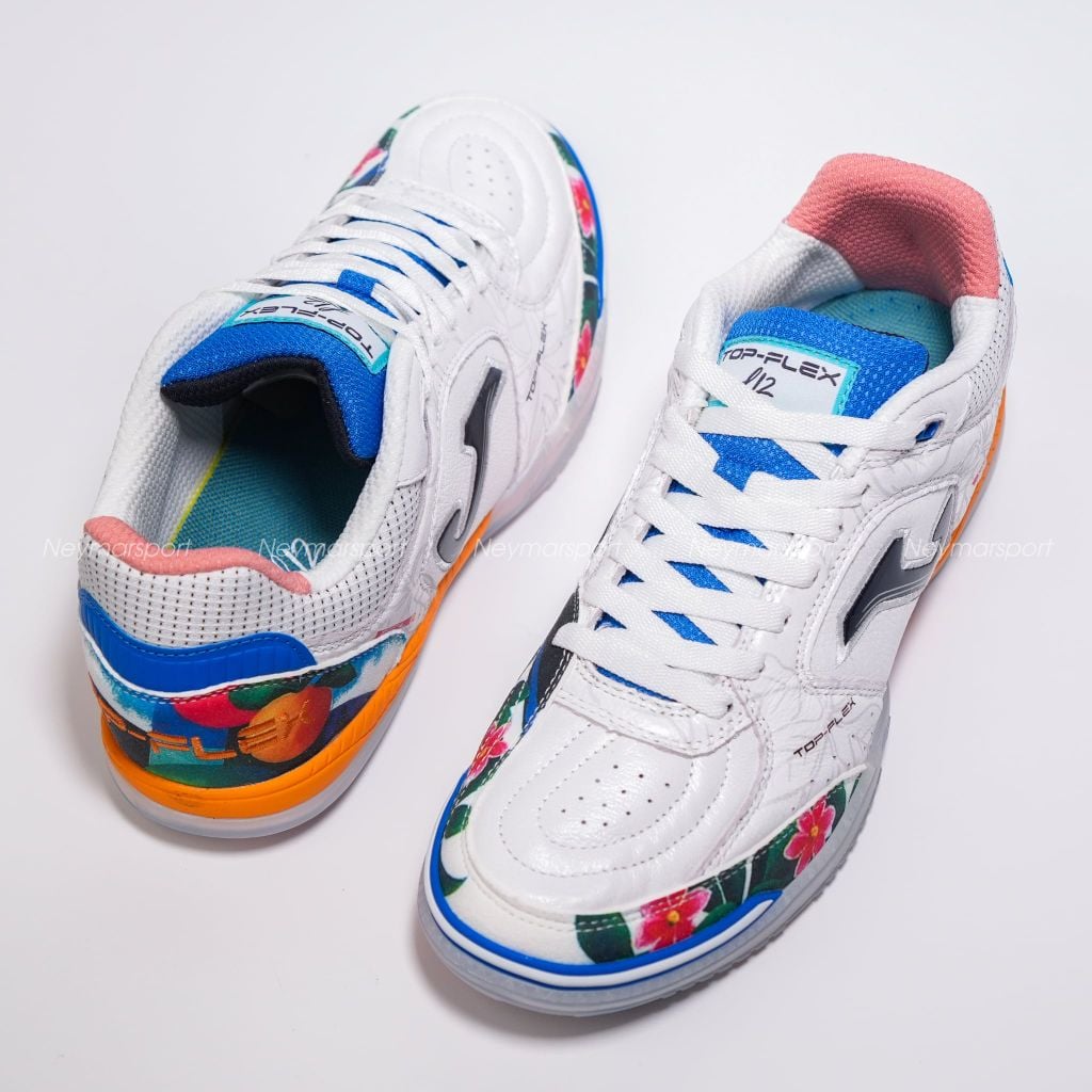 Giày đá bóng Joma Top Flex LUCAO 2682 Limited Edition IN - White/Multicolor TOPW2682IN