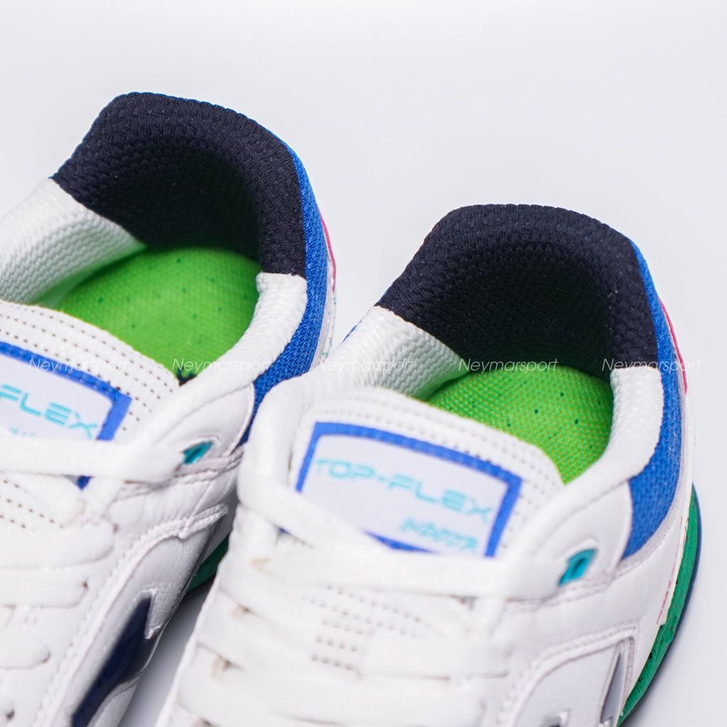 Giày đá bóng Cỏ nhân tạo Joma Top Flex 2632 TF - White/Blue TOPW2632TF
