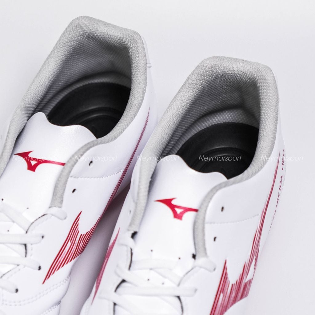Giày đá bóng cỏ tự nhiên Mizuno Monarcida Neo III Select FG - White/MORELIA 40th Red P1GA262560
