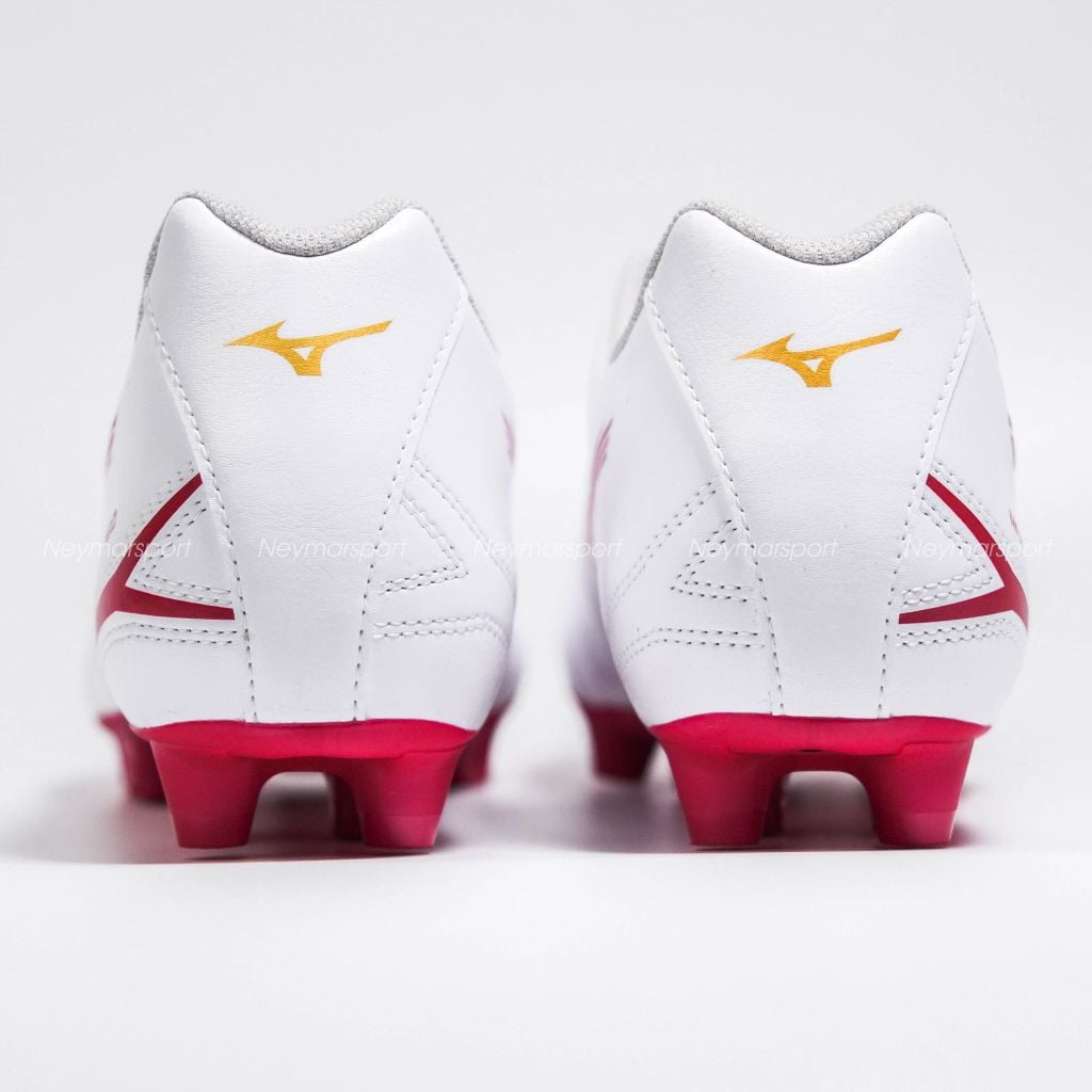 Giày đá bóng cỏ tự nhiên Mizuno Monarcida Neo III Select FG - White/MORELIA 40th Red P1GA262560