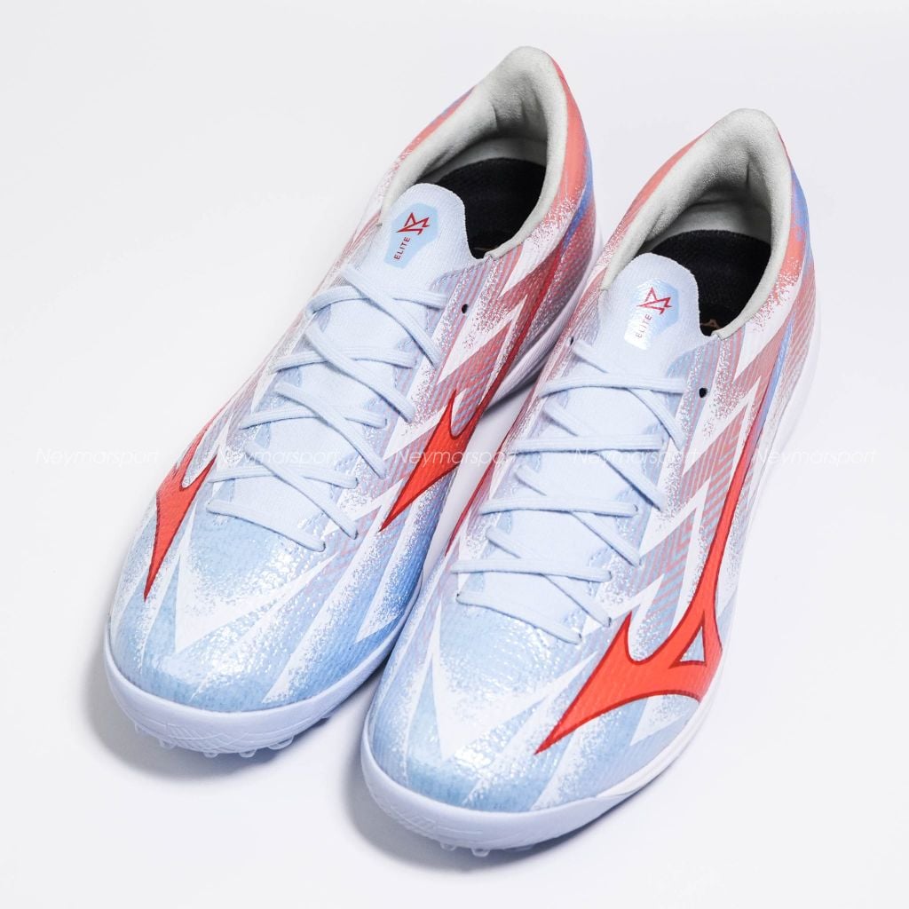 Giày đá bóng Cỏ nhân tạo Mizuno Alpha III ELITE AS TF Serene Spark - Blue Finch/Cornflower Blue/Lava Orange P1GD266222