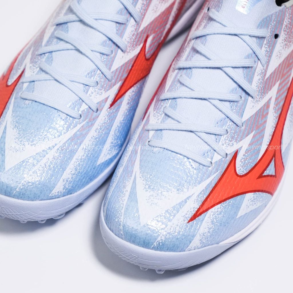 Giày đá bóng Cỏ nhân tạo Mizuno Alpha III ELITE AS TF Serene Spark - Blue Finch/Cornflower Blue/Lava Orange P1GD266222