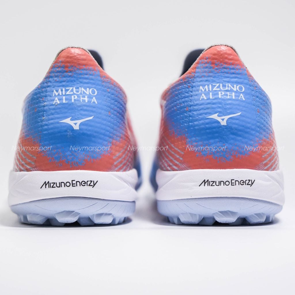 Giày đá bóng Cỏ nhân tạo Mizuno Alpha III ELITE AS TF Serene Spark - Blue Finch/Cornflower Blue/Lava Orange P1GD266222