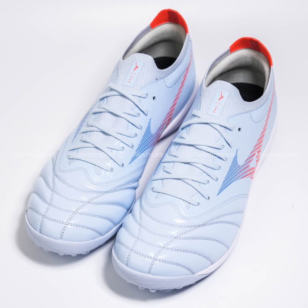 Giày đá bóng Cỏ nhân tạo Mizuno Morelia Neo V BETA Pro TF Serene Spark - Blue Finch/Cornflower Blue/Lava Orange P1GD269422