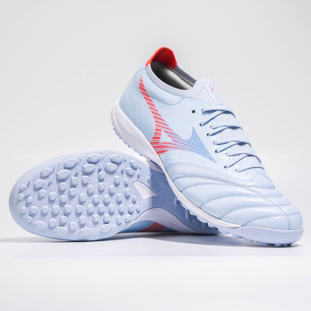 Giày đá bóng Cỏ nhân tạo Mizuno Morelia Neo V BETA Pro TF Serene Spark - Blue Finch/Cornflower Blue/Lava Orange P1GD269422