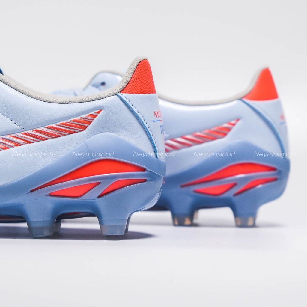 Giày đá bóng cỏ tự nhiên Mizuno Morelia Neo V Pro FG Serene Spark - Blue Finch/Cornflower Blue/Lava Orange P1GA268422