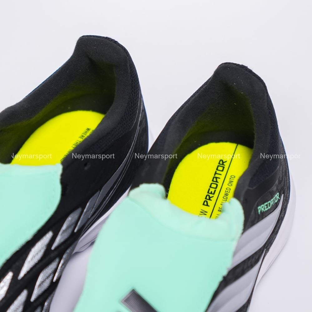 Giày đá bóng cỏ nhân tạo Adidas Predator League Fold-over Tongue TF Final Rush - Black/Mint IH7215