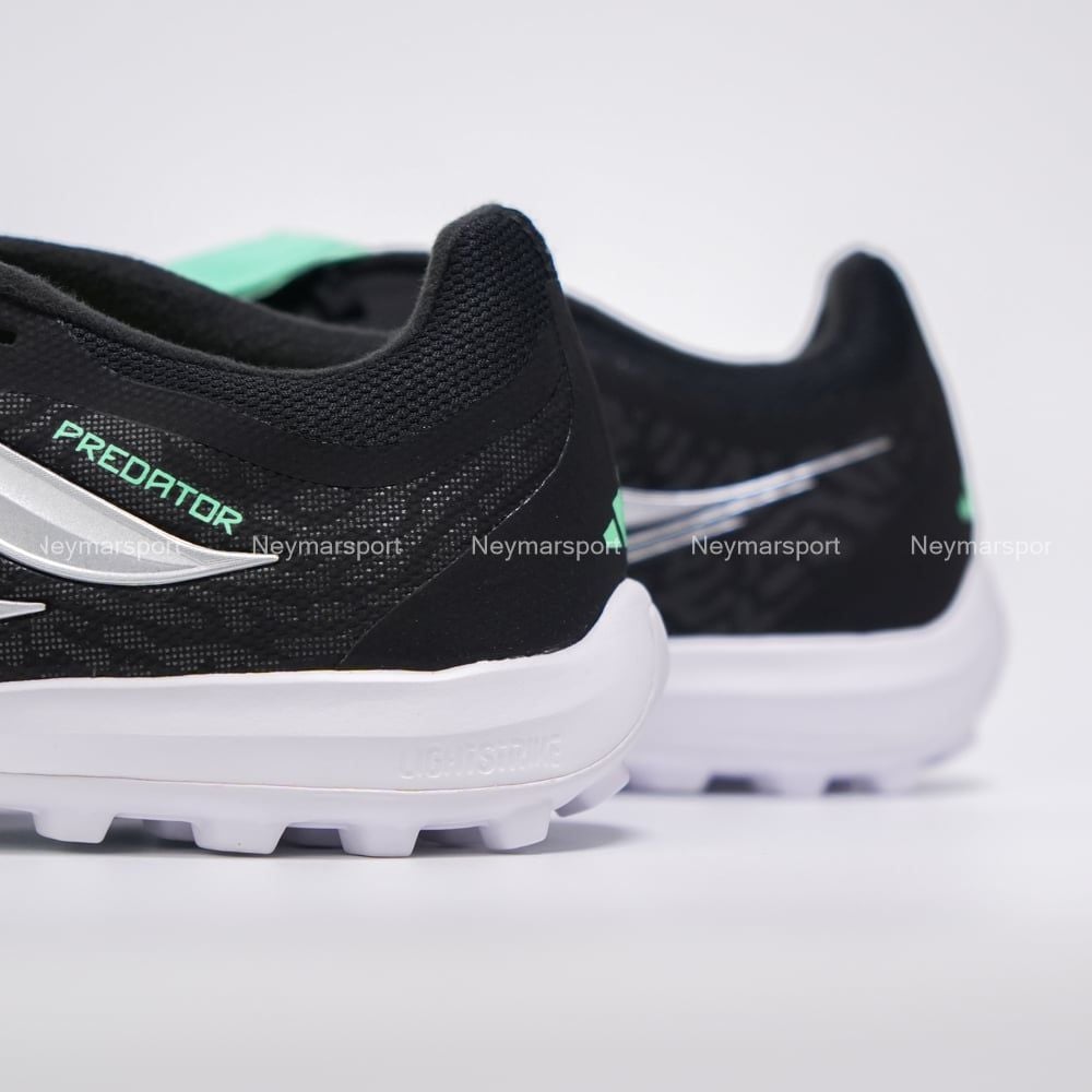 Giày đá bóng cỏ nhân tạo Adidas Predator League Fold-over Tongue TF Final Rush - Black/Mint IH7215