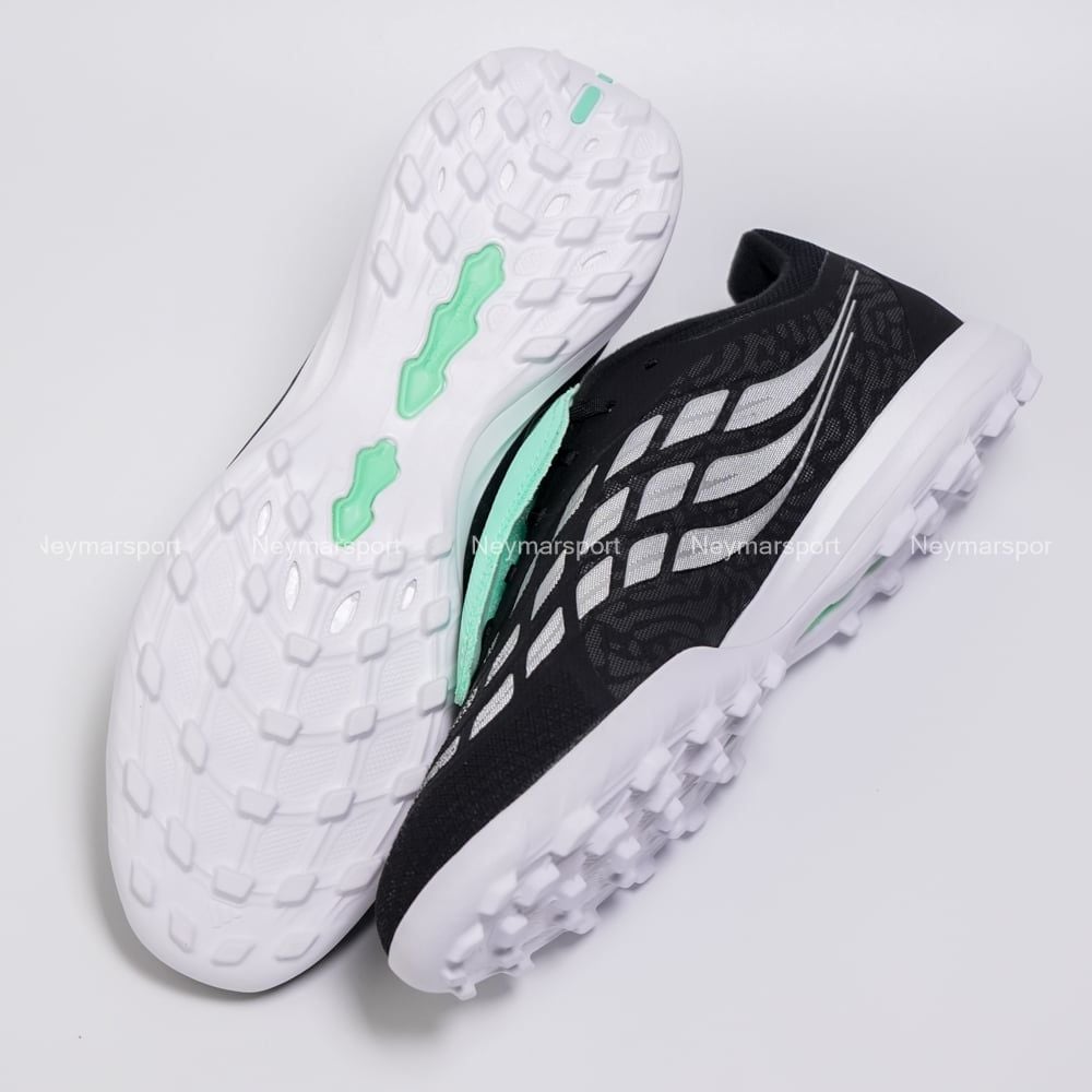 Giày đá bóng cỏ nhân tạo Adidas Predator League Fold-over Tongue TF Final Rush - Black/Mint IH7215