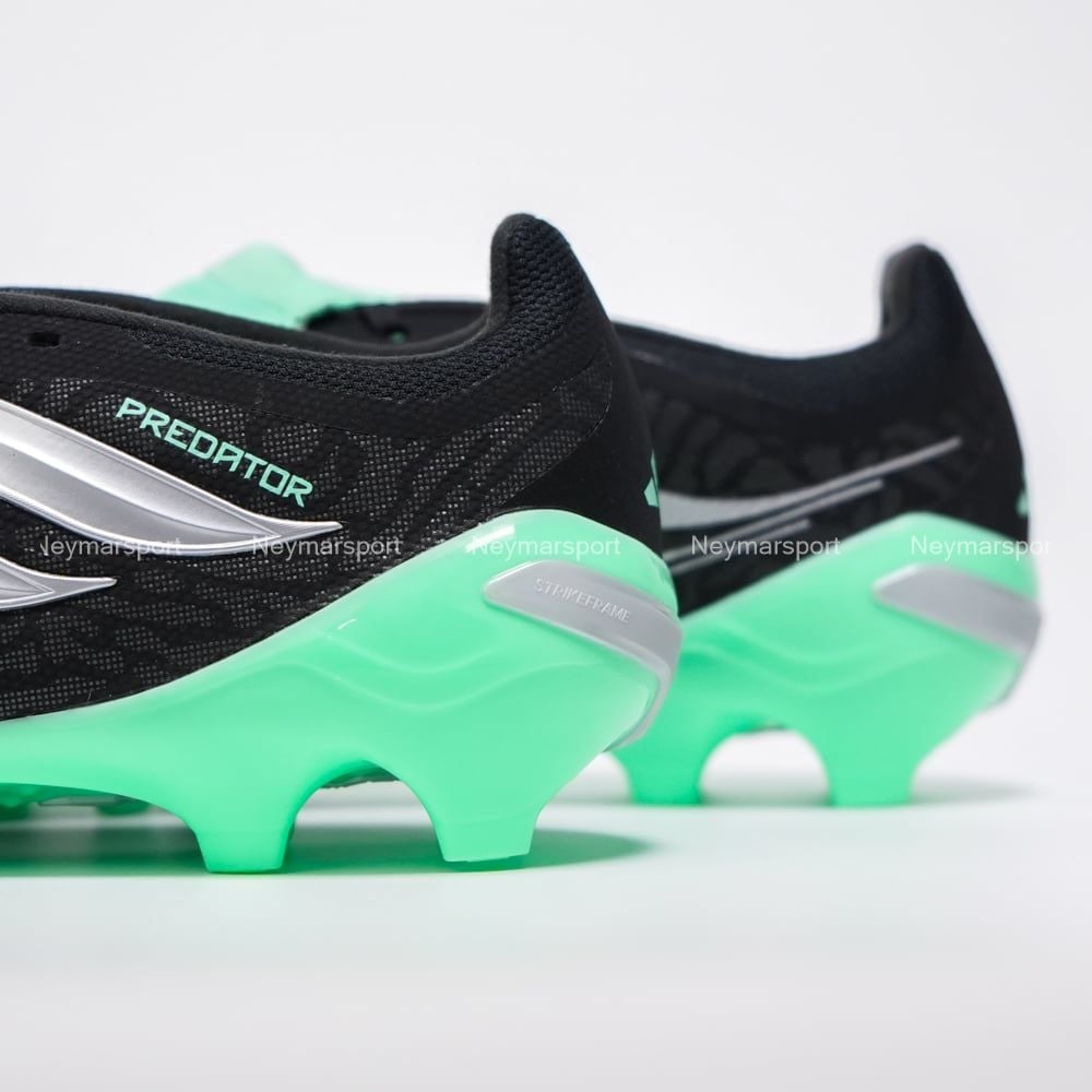Giày đá bóng cỏ tự nhiên Adidas Predator League Fold-over Tongue FG Final Rush - Black/Mint JP6273