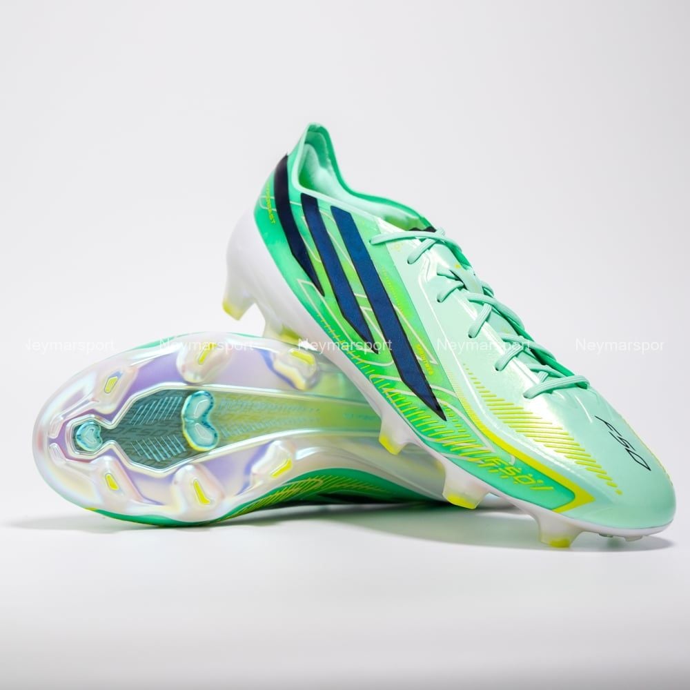 Giày đá bóng cỏ tự nhiên adidas F50 Hyperfast Elite FG Final Rush - Mint/Black KJ3433