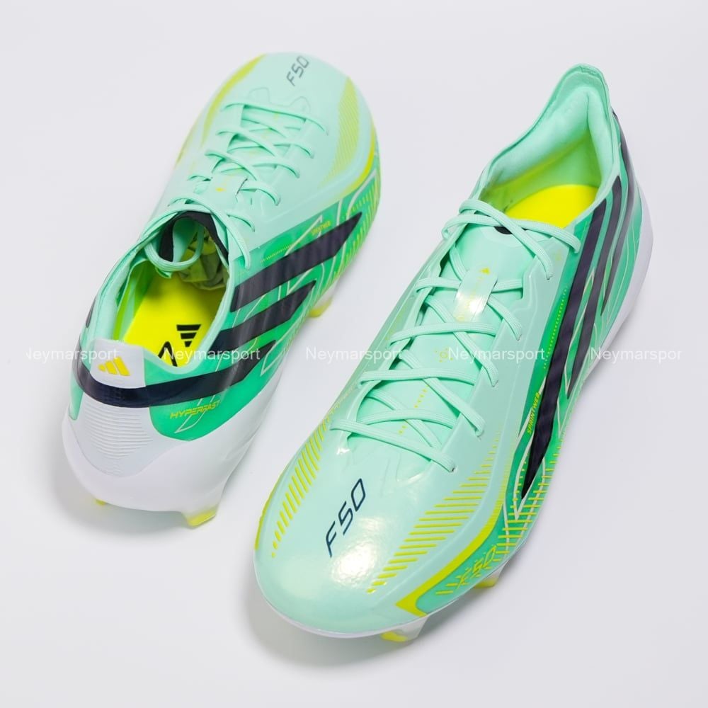 Giày đá bóng cỏ tự nhiên adidas F50 Hyperfast Elite FG Final Rush - Mint/Black KJ3433