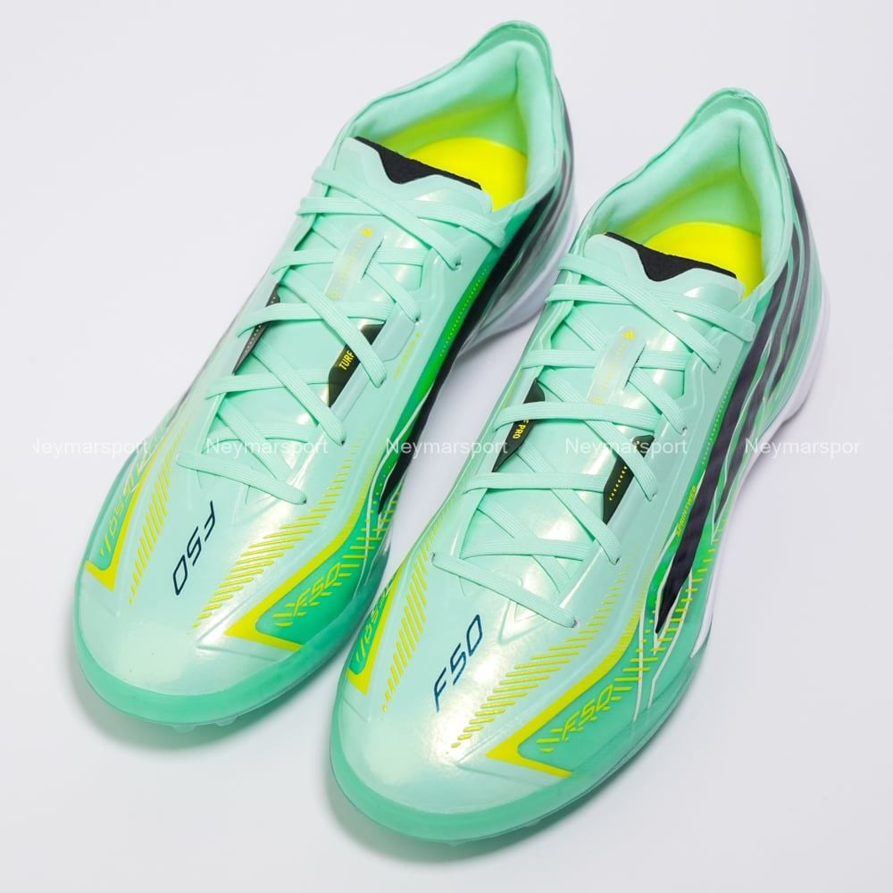 Giày đá bóng cỏ nhân tạo adidas F50 Hyperfast Pro TF Final Rush - Mint/Black KJ6093