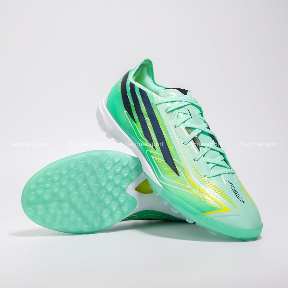 Giày đá bóng cỏ nhân tạo adidas F50 Hyperfast Pro TF Final Rush - Mint/Black KJ6093