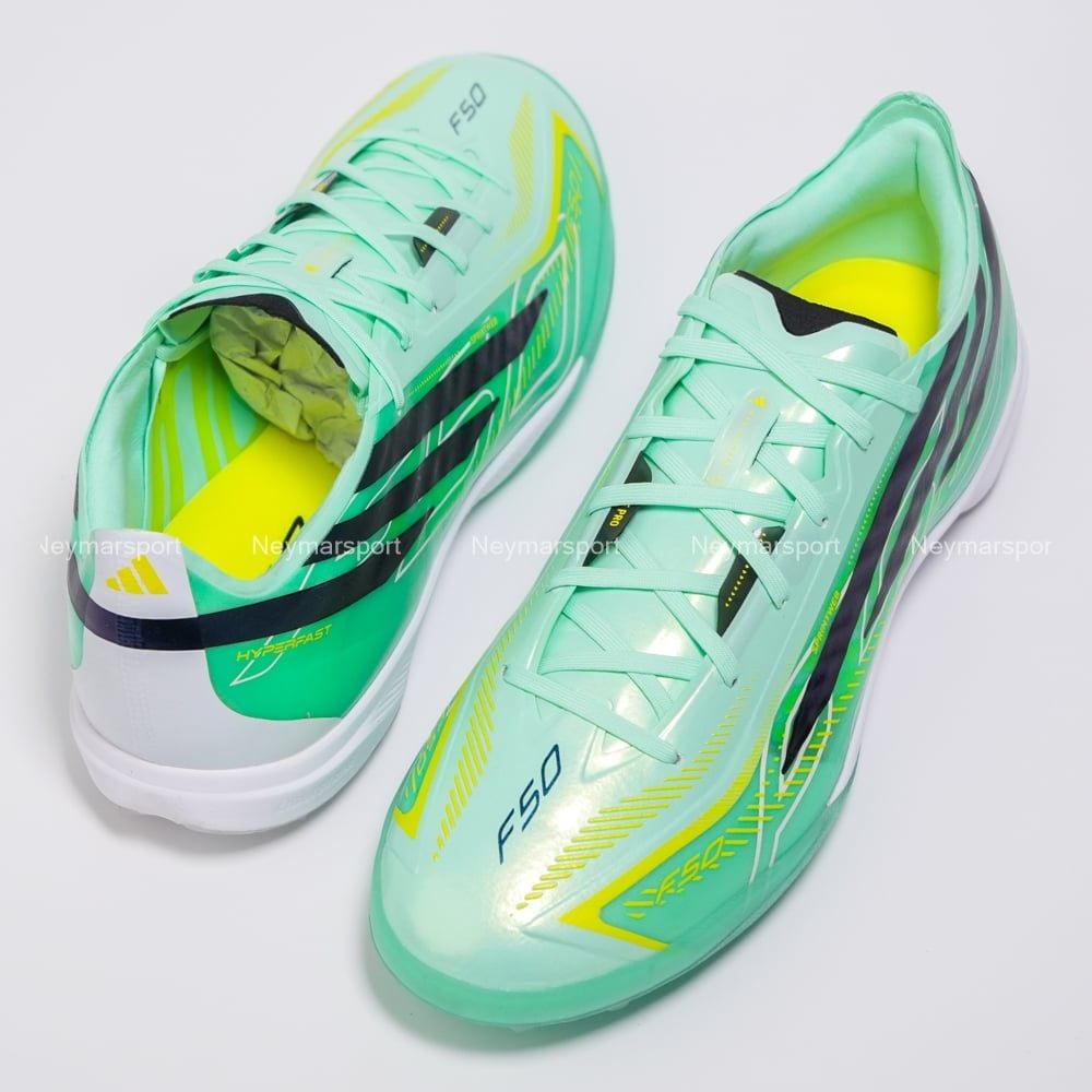 Giày đá bóng cỏ nhân tạo adidas F50 Hyperfast Pro TF Final Rush - Mint/Black KJ6093