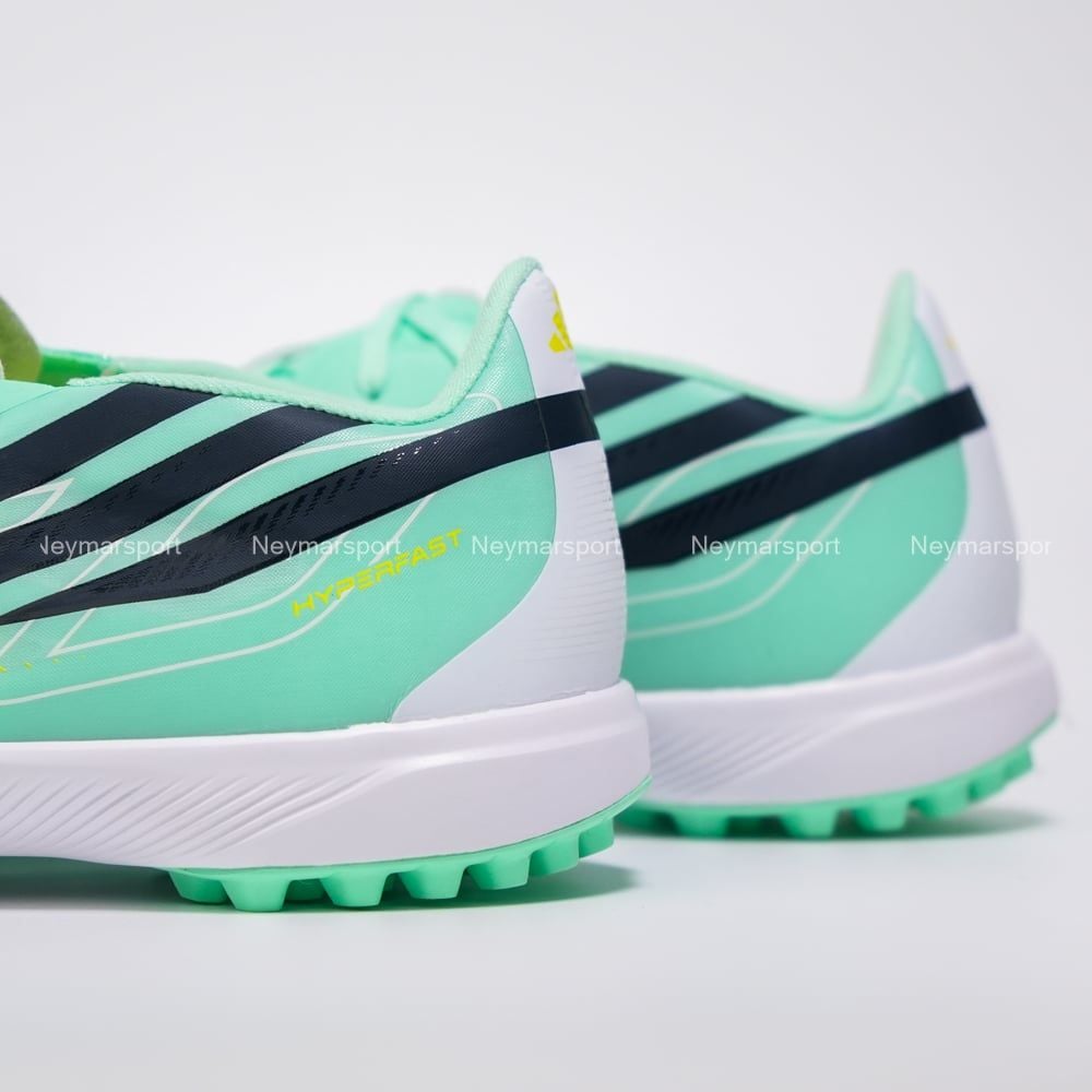 Giày đá bóng cỏ nhân tạo adidas F50 Hyperfast League TF Final Rush - Mint/Black KJ3435