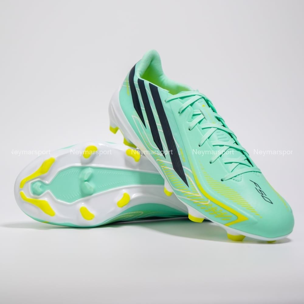 Giày đá bóng cỏ tự nhiên adidas F50 Hyperfast League FG Final Rush - Mint/Black KK1052
