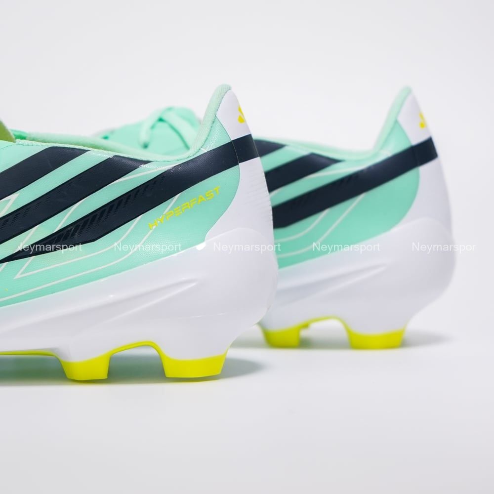 Giày đá bóng cỏ tự nhiên adidas F50 Hyperfast League FG Final Rush - Mint/Black KK1052