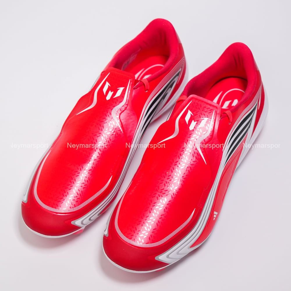 Giày đá bóng cỏ tự nhiên adidas F50 Messi League FG - White/Red/Black IH1901