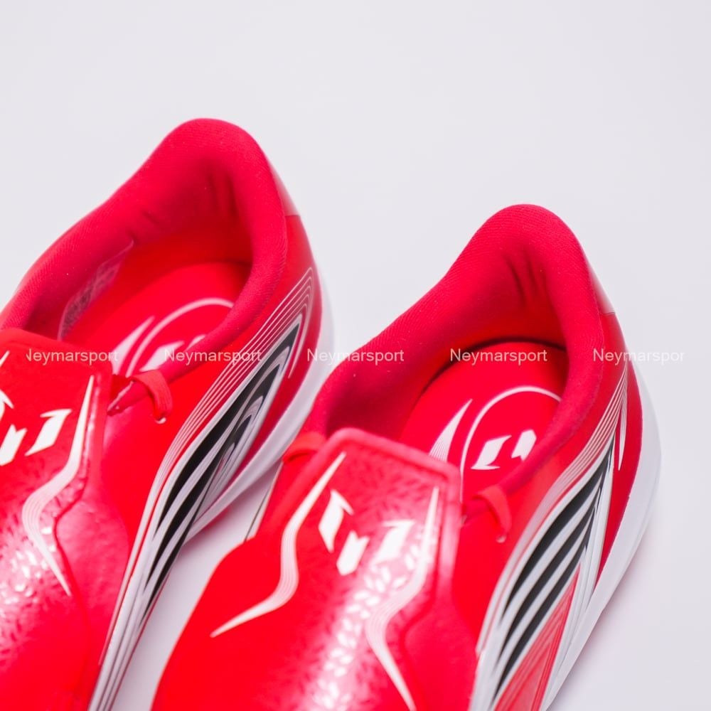 Giày đá bóng cỏ tự nhiên adidas F50 Messi League FG - White/Red/Black IH1901