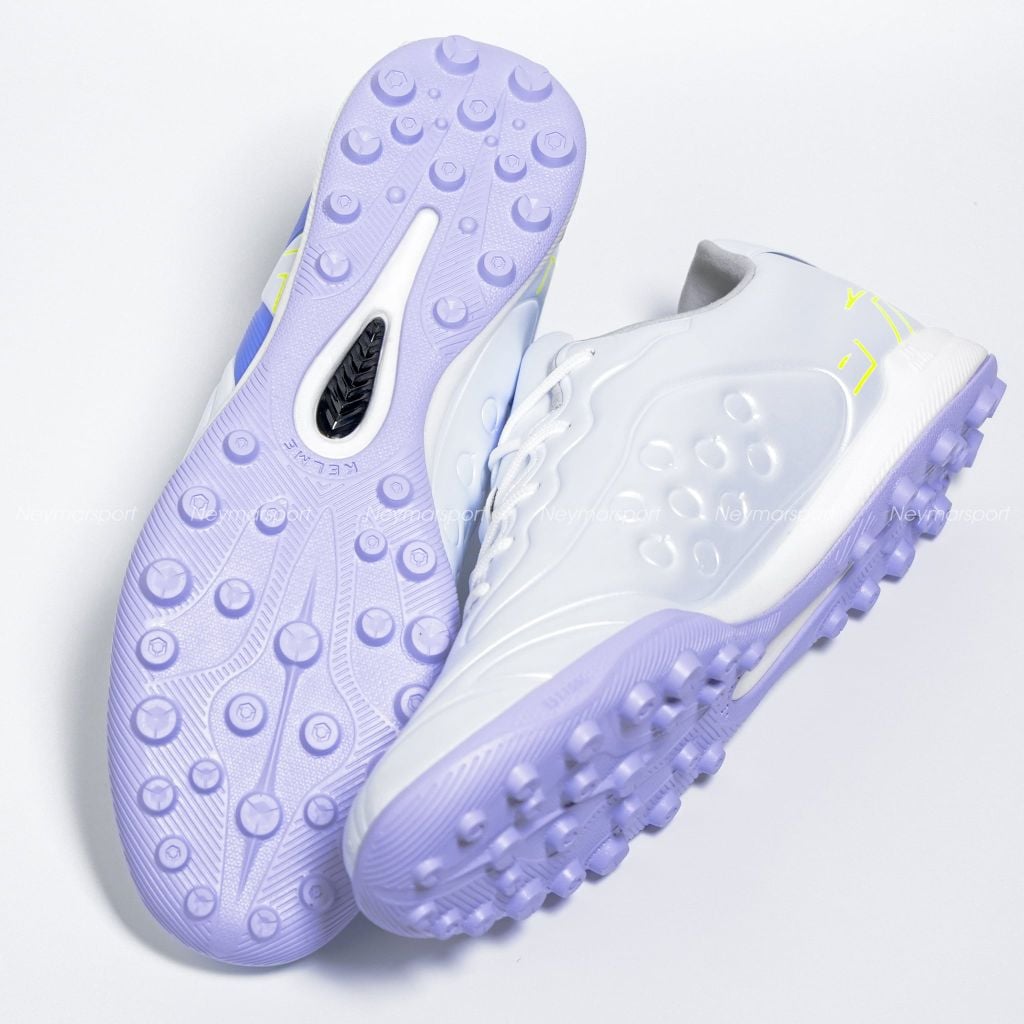 Giày đá bóng cỏ nhân tạo Kelme MAESTRO 3.0.3 TF - White/Purple 8621ZX1482-118