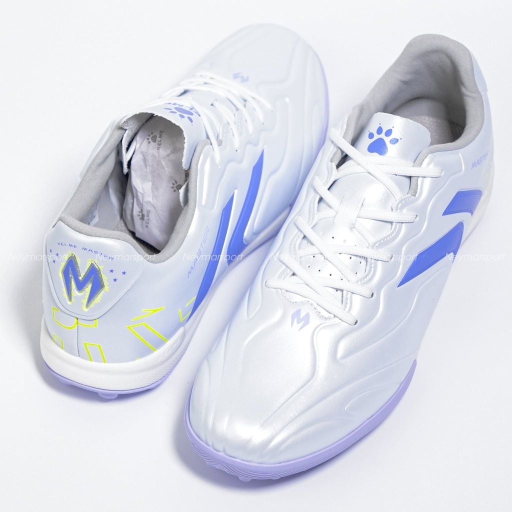 Giày đá bóng cỏ nhân tạo Kelme MAESTRO 3.0.3 TF - White/Purple 8621ZX1482-118