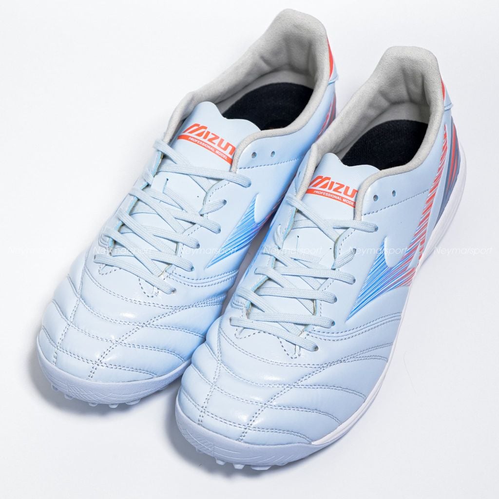 Giày đá bóng cỏ nhân tạo Mizuno Morelia Neo V Pro TF Serene Spark - Blue Finch/Cornflower Blue/Lava Orange P1GD268422